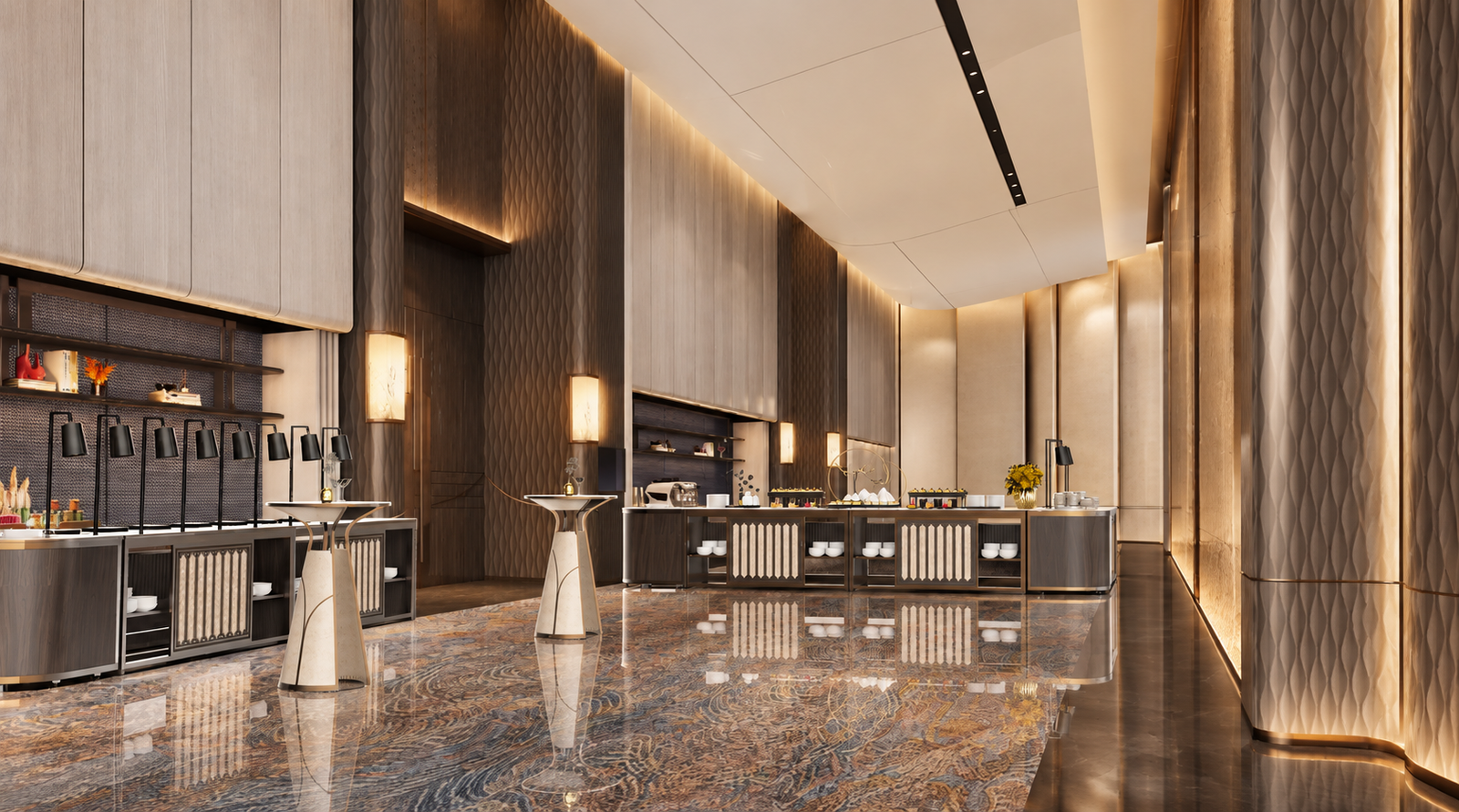 Detail of a DECHANT hospitality station