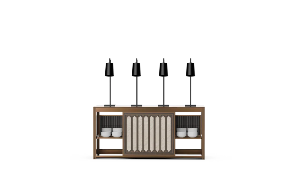 Induction Buffet Station in Concise Line #3 Mobile Buffet System
