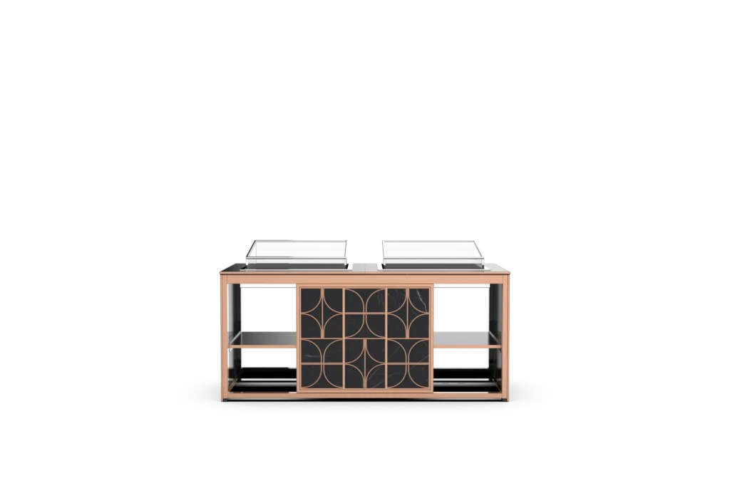 Seafood & Cold Display Station in Concise Line #2 Mobile Buffet System