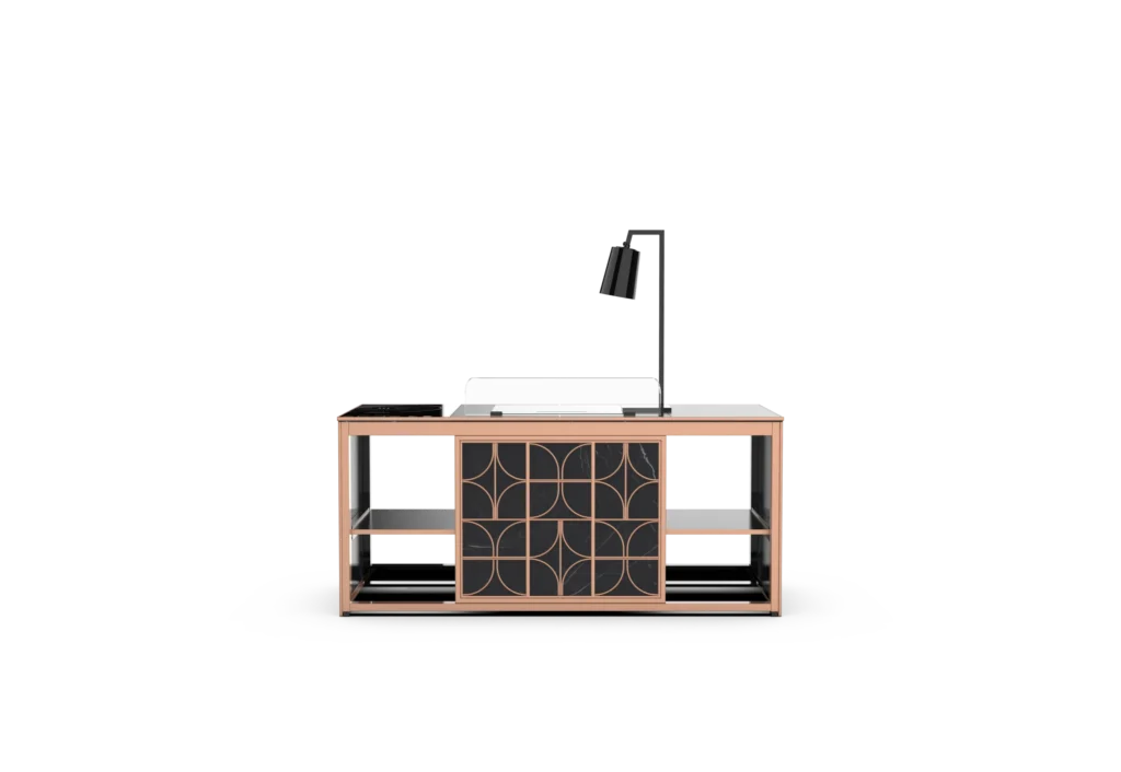 Carving & Roast Meat Station in Concise Line #2 Mobile Buffet System