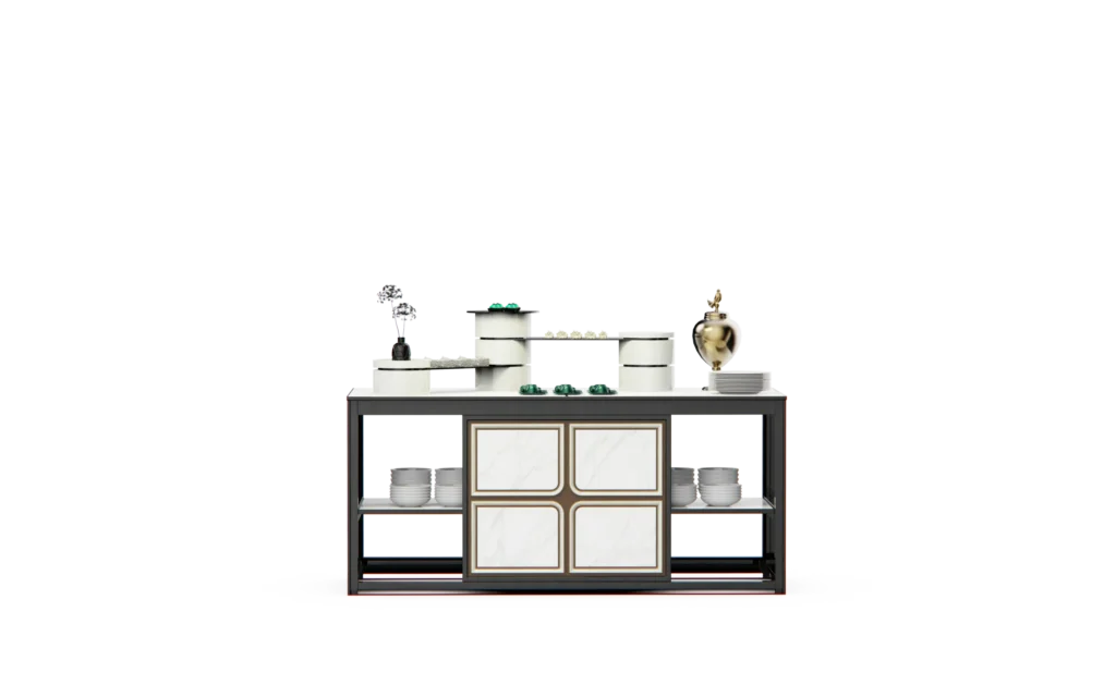 Flat-Top Buffet Station in Concise Line #1 Mobile Buffet System