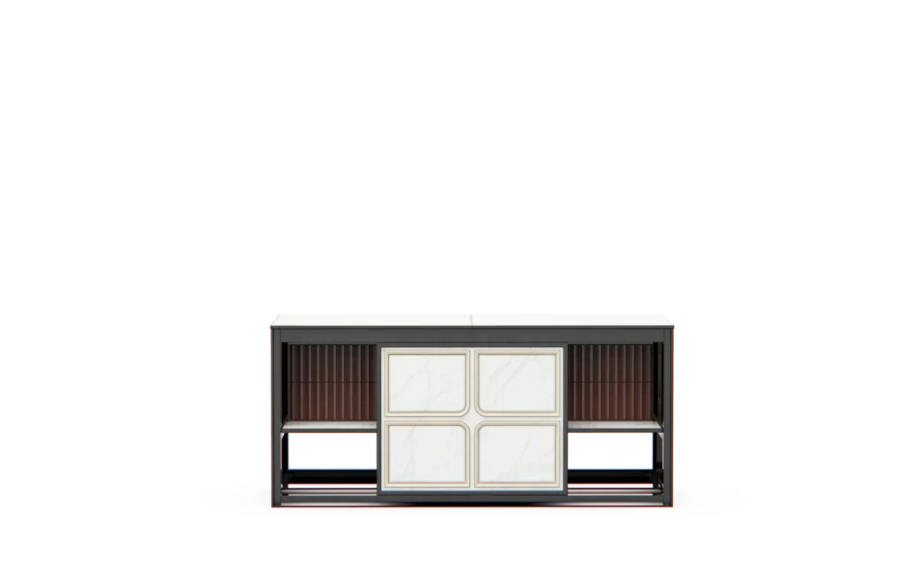 Concise Line #1 Mobile Buffet System — Flat-top station view