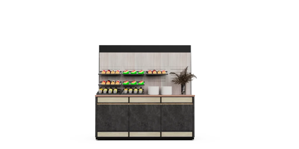 Display Buffet Cart in Luxury & Elegance Series #3 Mobile Buffet System