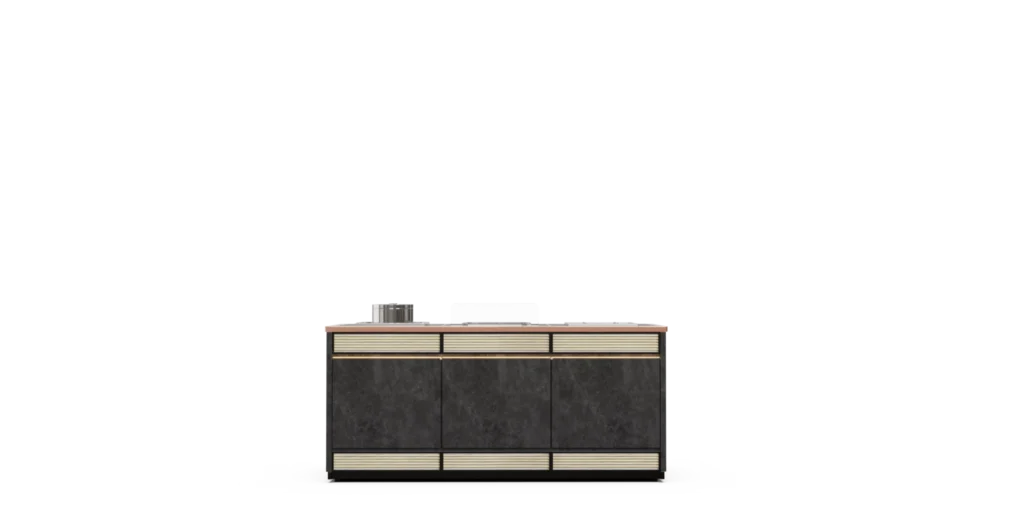 Noodle Cooking Station in Luxury & Elegance Series #3 Mobile Buffet System