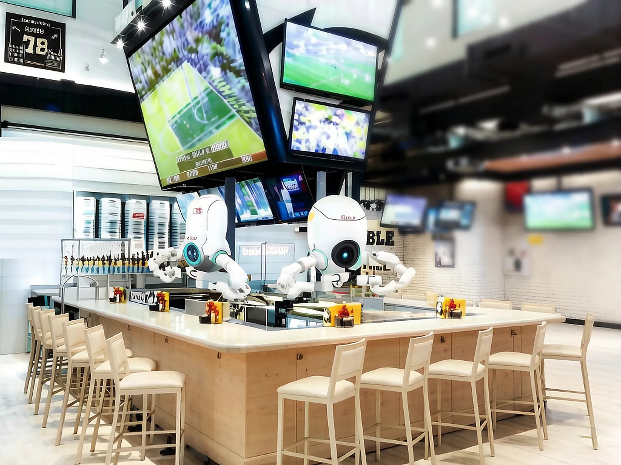 LUOBOT in a hospitality venue