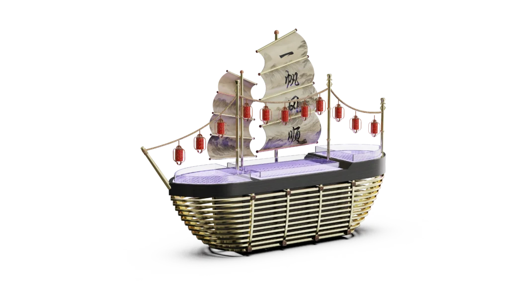 Customized Seafood Boat Buffet