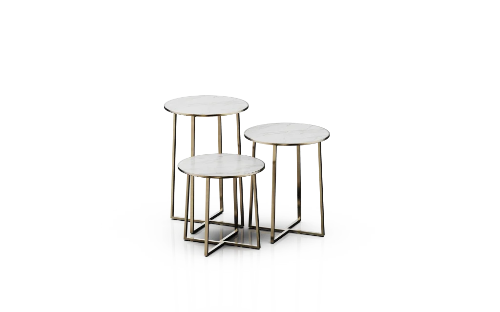 Round Tea Break Table - Concise Set