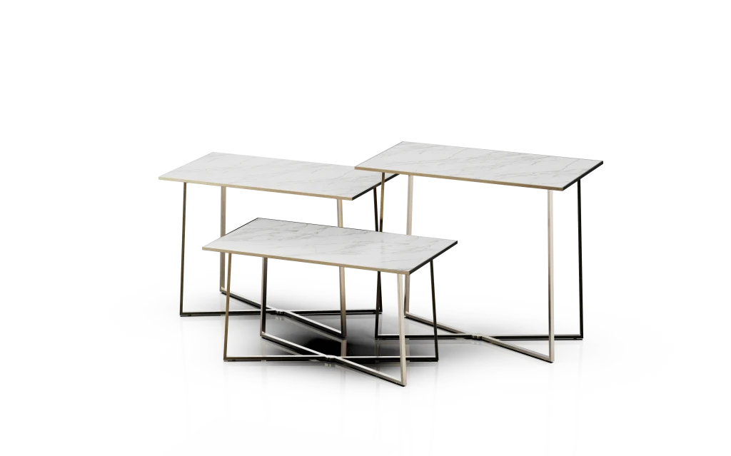 Rectangular Tea Break Table - Concise Set