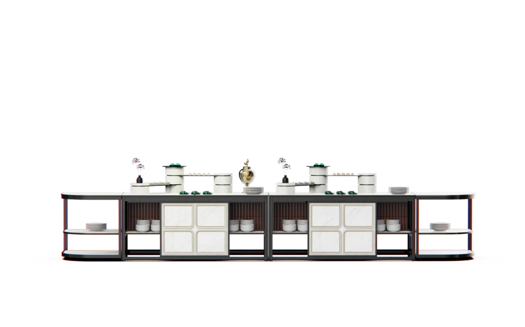 Concise Line #1 Mobile Buffet System — cover and shared system view