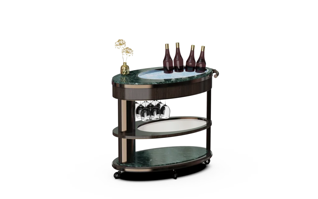 Beverage Service Cart and Multi-Functional Service Cart - Palace Series