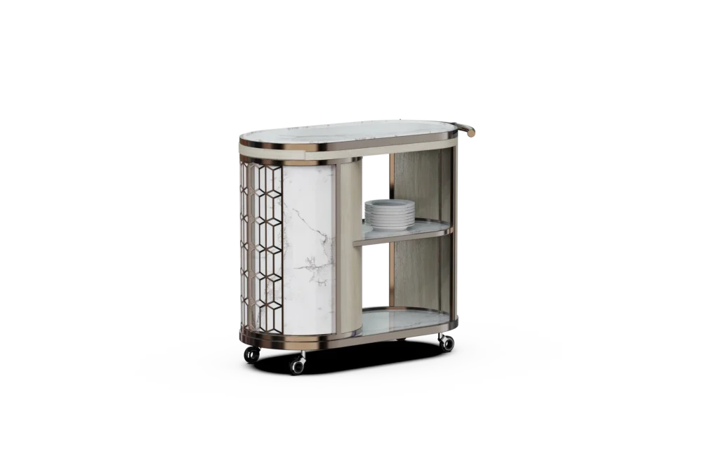 Multi-Functional Service Cart - Luxury & Elegance Series - Designs 5498 and 5499