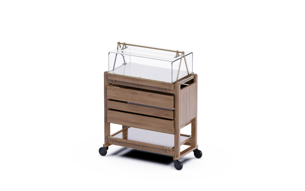 Cake and Dessert Cart - Solid Wood