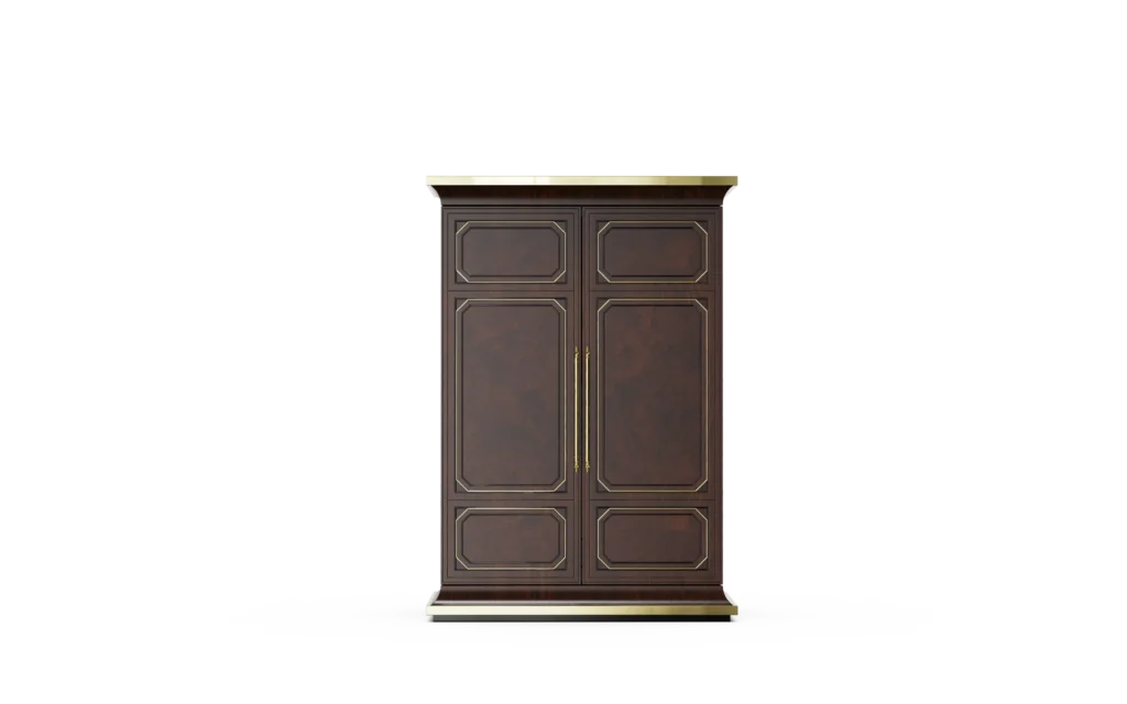 Coffee Cabinet - Closed and Open Configurations