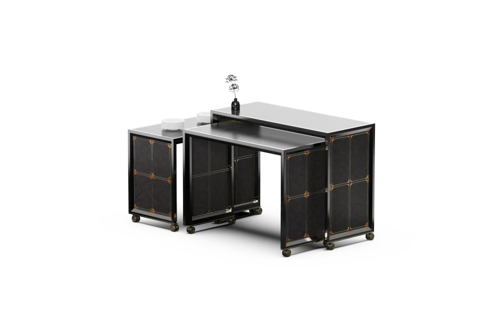 Rectangular Tea Break Table - Nesting Set - Design A