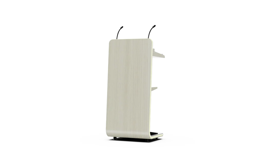 Podium - L-shaped - Mobile Conference Lectern