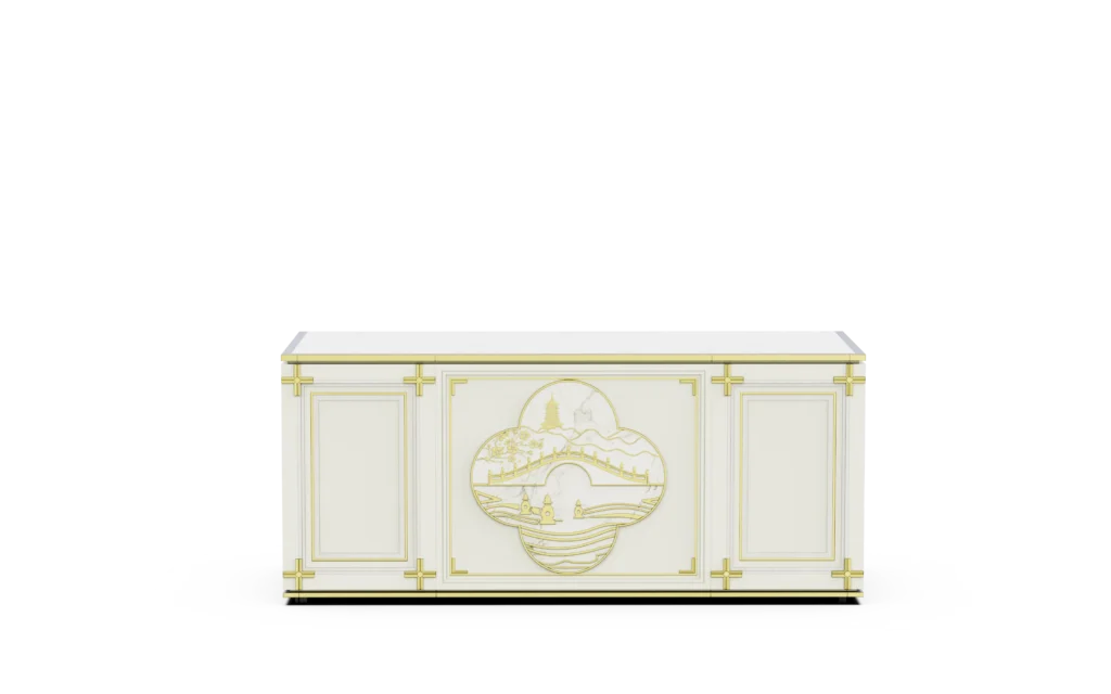 Golden Flow Foldable Mobile Buffet System — Flat-top station
