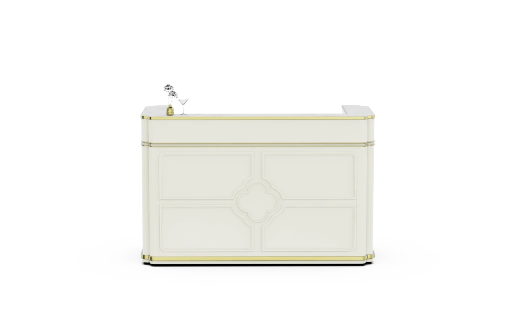 Mobile Bar Counter — Golden Flow Series — Mobile bar counter
