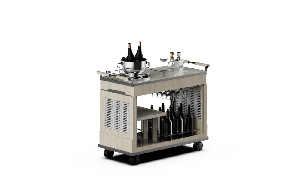 Wine Service Trolley — Design B