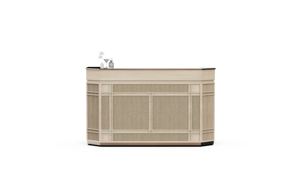Mobile Bar Counter - Wood Grain Series