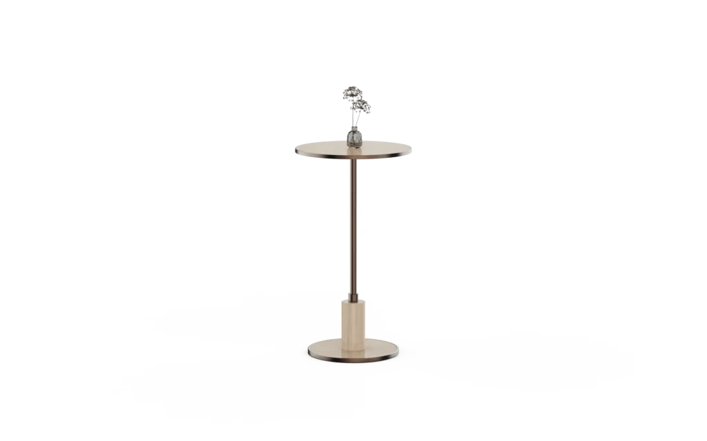 Cocktail Table - Round - Golden Flow Series