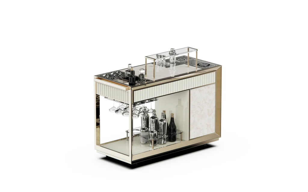 Beverage Service Cart - Cocktails