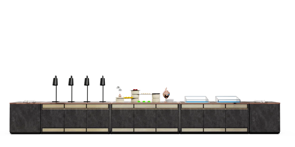 Luxury & Elegance Series #3 Mobile Buffet System — system overview