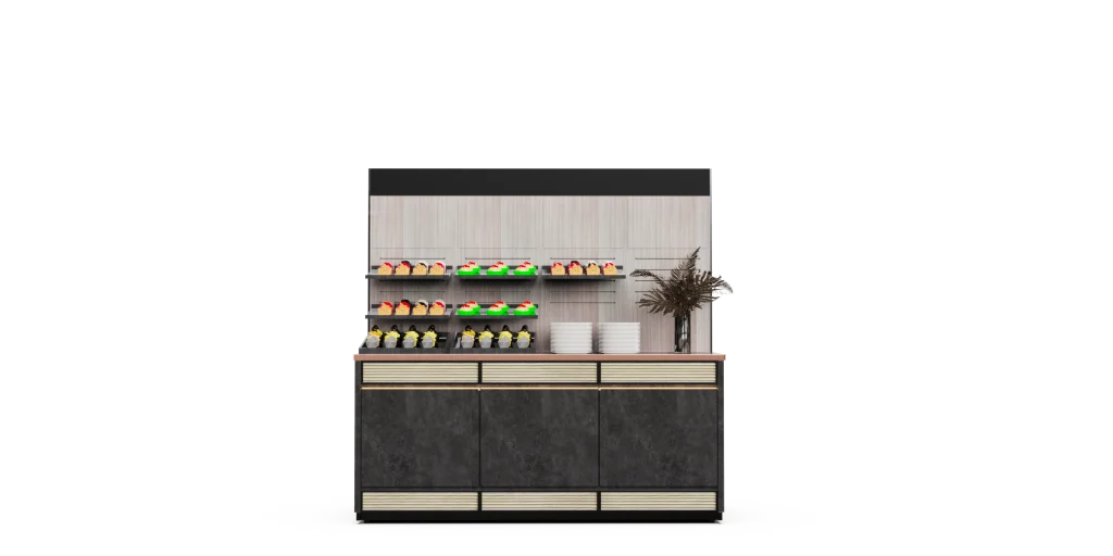 Display Buffet Cart