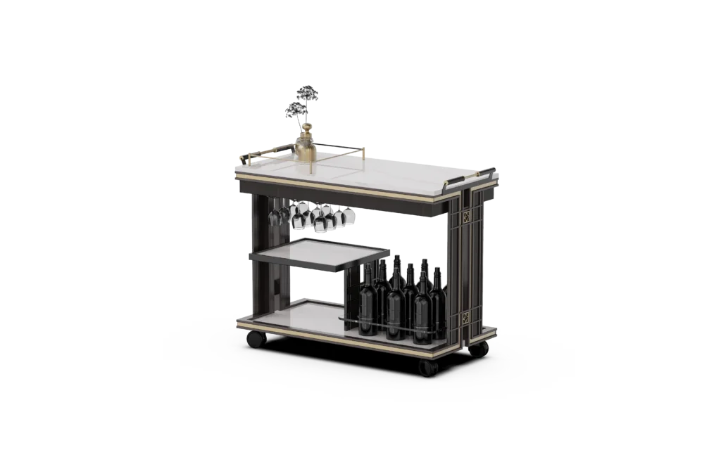 Wine Service Trolley — Design A