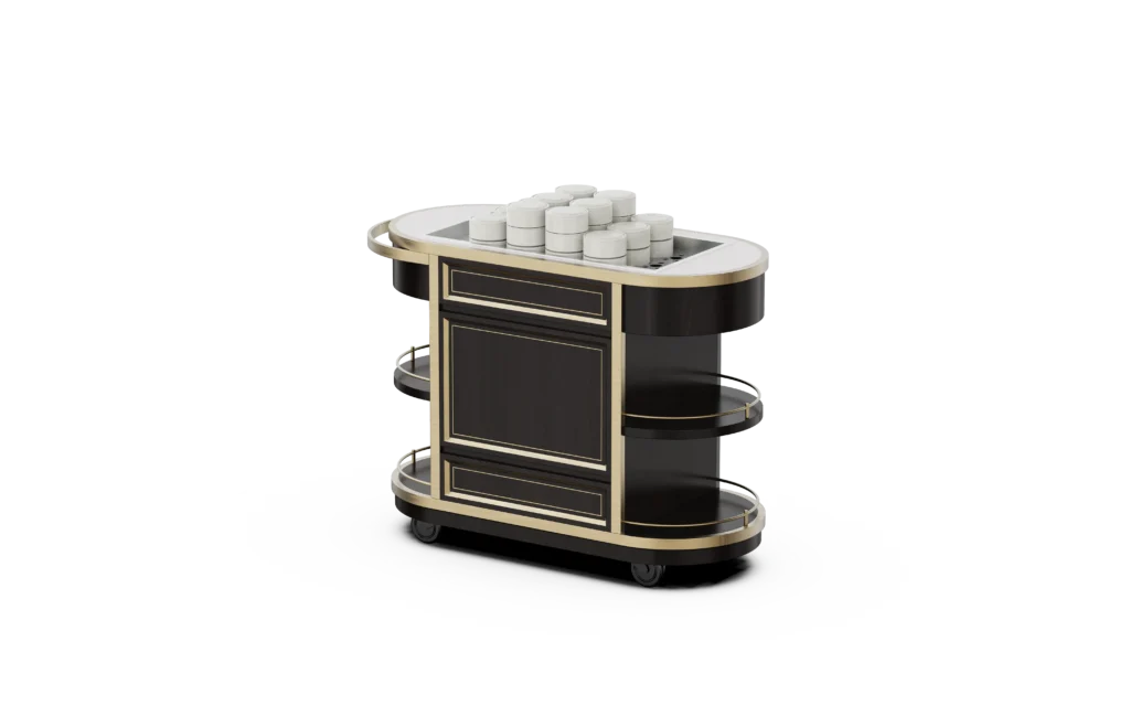 Tea & Beverage Service Trolley — Design A