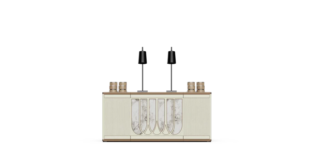 Mobile Buffet Station Combination — Cloud Realm Series